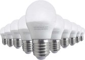 Ledlamp E27 8W 220V G45 300 ° (10 stuks) - Warm wit licht - Overig - Wit - Pack de 10 - Wit Chaud 2300k - 3500k - SILUMEN