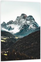 Forex - Berglandschap  - 100x150cm Foto op Forex