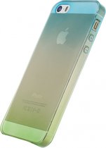 Apple iPhone SE (2016) Hoesje - Xccess - Thin Serie - TPU Backcover - Turquoise - Hoesje Geschikt Voor Apple iPhone SE (2016)