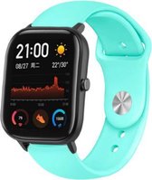 Siliconen Smartwatch bandje - Geschikt voor  Xiaomi Amazfit GTS sport band - aqua - Horlogeband / Polsband / Armband
