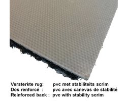 Ikado Kokosmat zwart op maat 17mm 100 x 90 cm