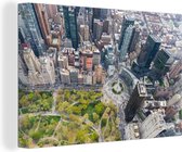 Canvas Schilderij New York - Central Park - Natuur - 60x40 cm - Wanddecoratie