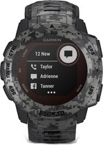 Garmin Instinct Solar Smartwatch Camo Edition - Robuust GPS Sporthorloge - Zon Oplaadbaar - Graphite