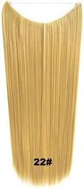 Wire hairextensions straight blond - 22#
