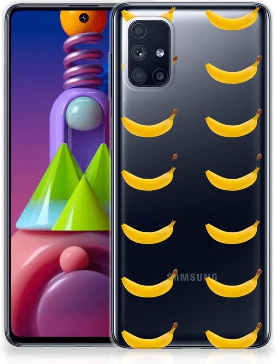 Samsung Galaxy M51 Siliconen Case Banana