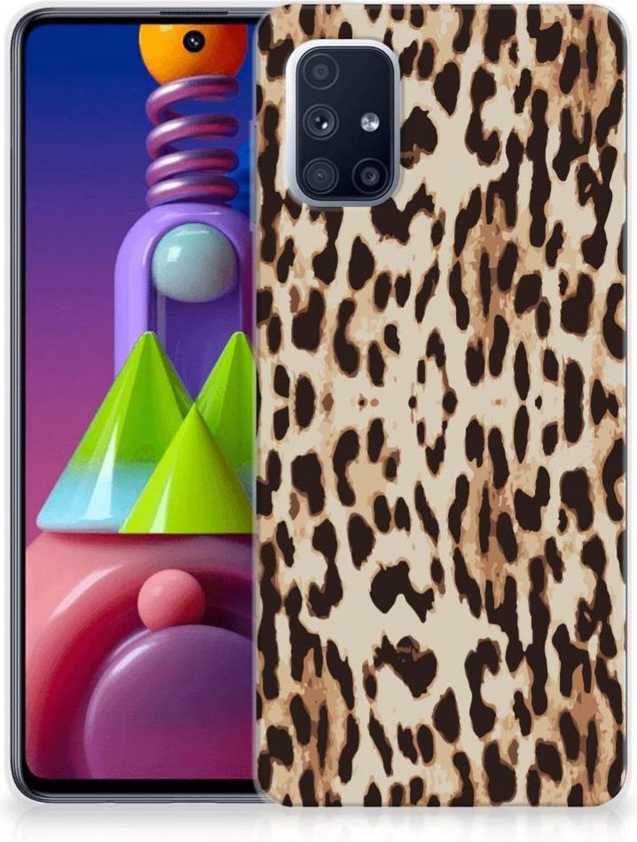 Samsung Galaxy M51 TPU Hoesje Leopard