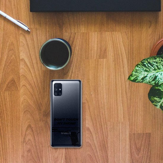 Coque Téléphone pour Samsung Galaxy M51 Coque Compatible  Pistolet Dtmp