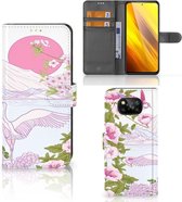 Smartphone Hoesje Xiaomi Poco X3 | Poco X3 Pro Book Style Case Bird Standing