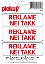 Pickup Pictogram 10x10 cm - REKLAME NEI TAKK