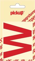 Pickup plakletter Helvetica 60 mm - rood W