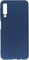 Color Backcover Samsung Galaxy A7 (2018) hoesje - Donkerblauw