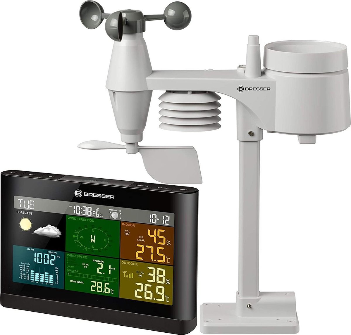 Bresser Weather Center 5-en-1 Mode D'emploi Français