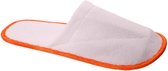 Small Foot Huis- Of Hotelslippers - Slippers - Unisex - Maat 1 maat - Oranje/Wit