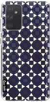 Casetastic Samsung Galaxy A72 (2021) 5G / Galaxy A72 (2021) 4G Hoesje - Softcover Hoesje met Design - Castelo Tile Print