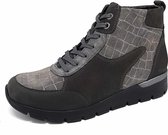 Waldläufer Dames Veterboot - 626801-400-406 Grijs - Wijdte K - Maat 6