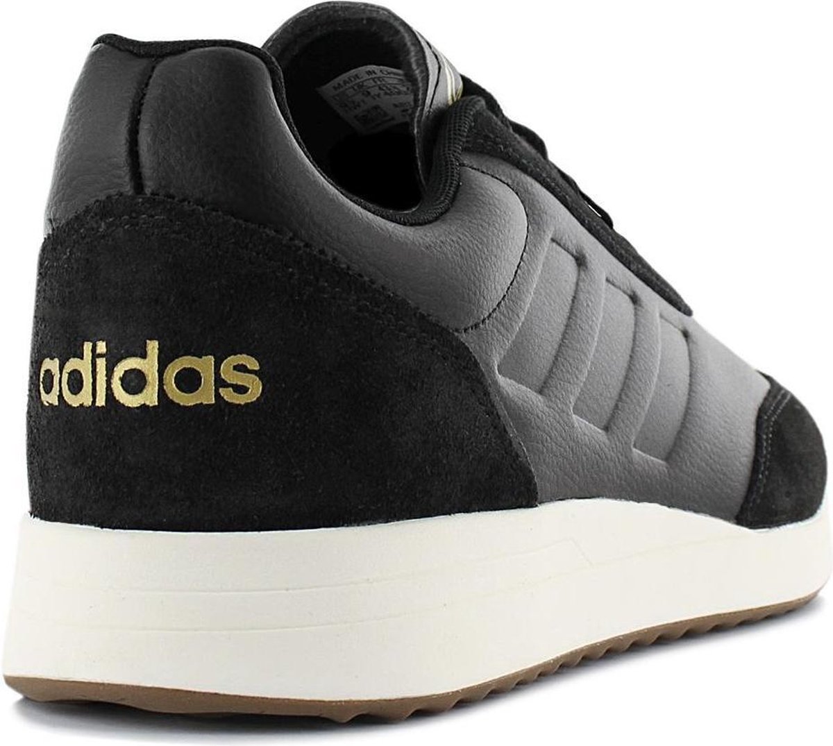 Adidas Run 70s Heren Sport Schoenen Sneakers Zwart EE9758 - Schoenen.nl