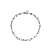 Armband kralen Amalia  | Zilver