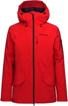 Peak Performance  - Maroon Long Jacket - Rood - Heren - maat  L