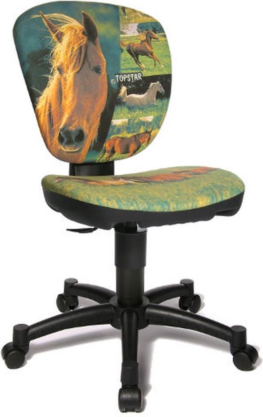 Chaise de bureau enfant MAXX KID chevaux, vert | bol.com