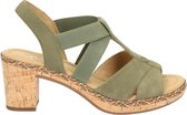 Gabor Comfort sandalen met hak groen - Maat 39