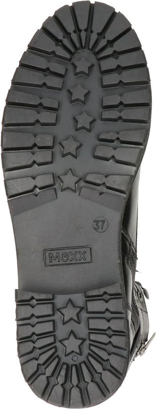 Mexx Dena dames veterboot - Zwart - Maat 41 | bol.com