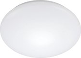 LED Plafondlamp met Bewegingssensor - Strum - 24W - Opbouw Rond - Natuurlijk Wit 4200K - 360° - Mat Wit - Aluminium - BSE