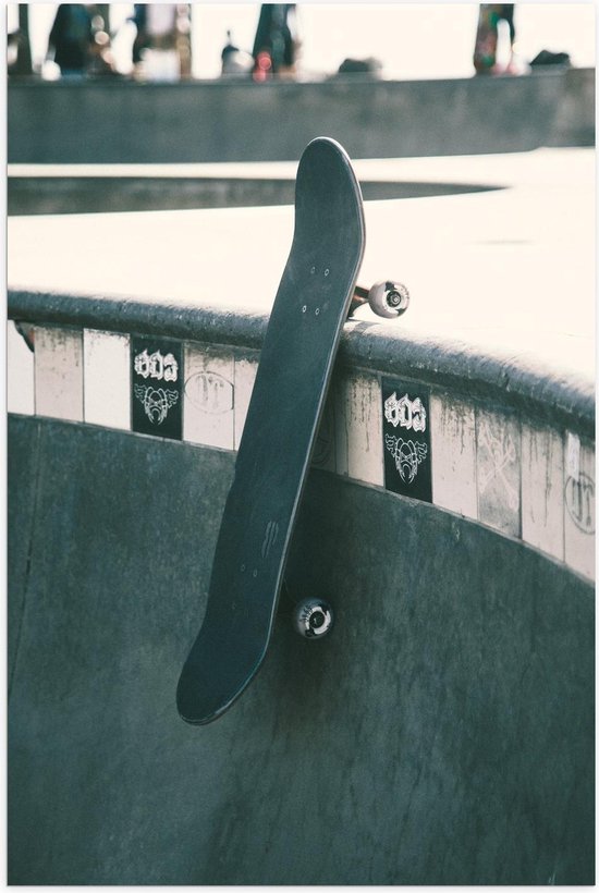 Poster – Skateboard op Schans - 40x60cm Foto op Posterpapier