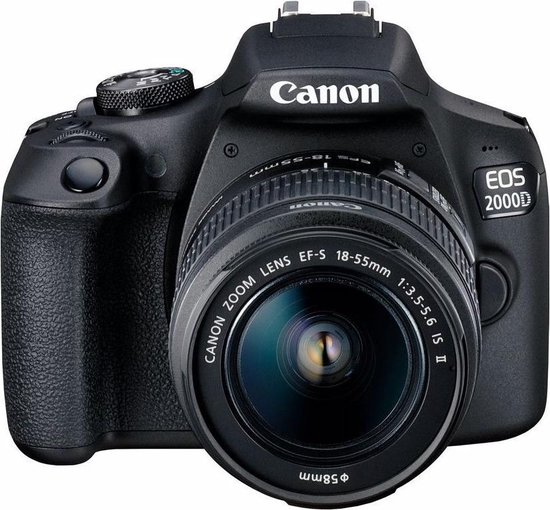 Canon EOS 2000D - Spiegelreflexcamera - + 18-55mm f/3.5-5.6 IS II-lens