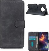 Xiaomi Mi 10T Lite 5G Hoesje Vintage Wallet Book Case Zwart