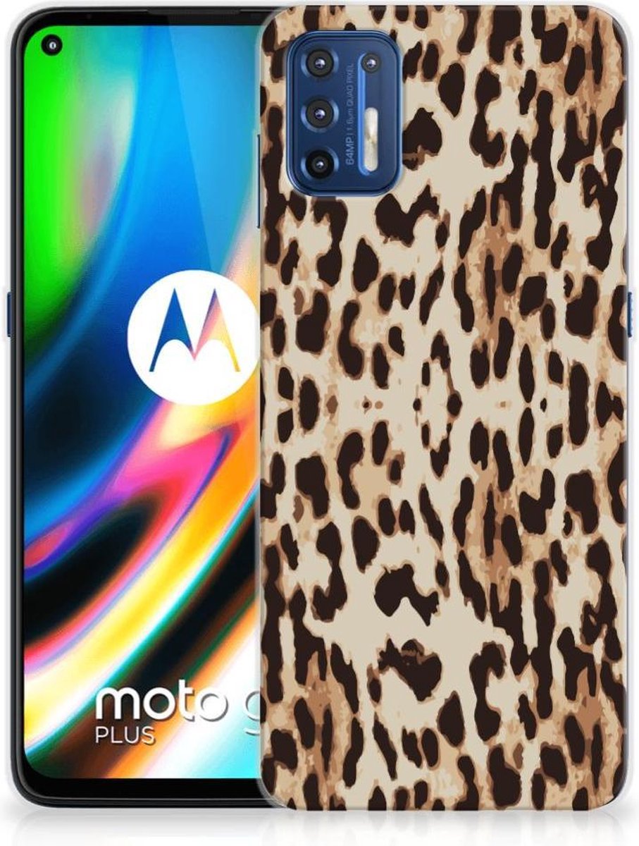 Motorola Moto G9 Plus TPU Hoesje Leopard