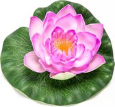 Kunst Lotus Ø16cm roze