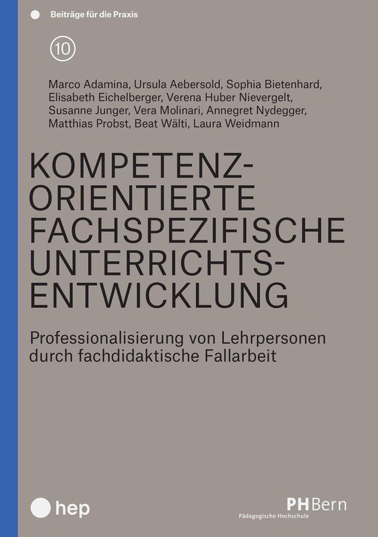 Beiträge für die Praxis 10 - Kompetenzorientierte fachspez ... - cover