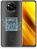 Smartphone hoesje Xiaomi Poco X3 | Poco X3 Pro TPU Case Transparant Boho Beach