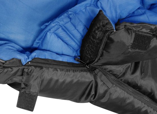 Eurotrail Slaapzak Kathmandu - Black/Royal Blue van Eurotrail — afbeelding 4