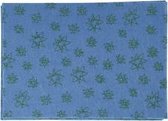 Hobbyvilt, A4 21x30 cm, dikte 1 mm, blauw, groen glitter sterren, 10vellen