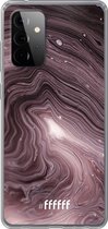6F hoesje - geschikt voor Samsung Galaxy A72 -  Transparant TPU Case - Purple Marble #ffffff