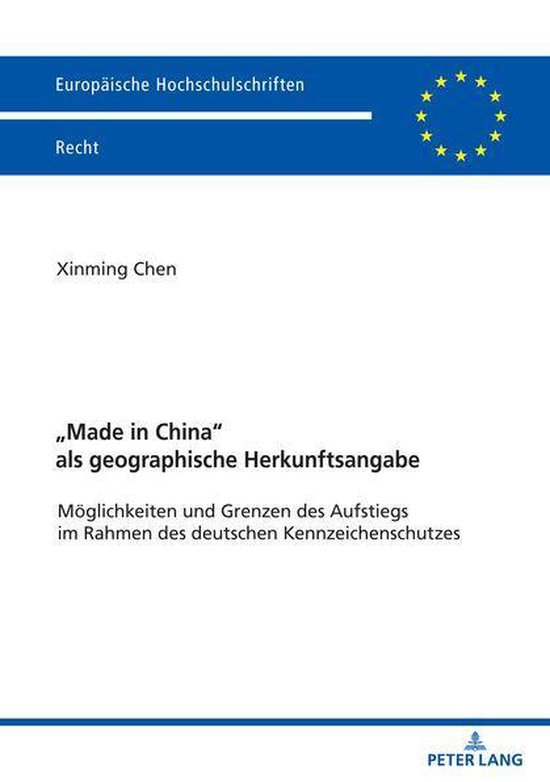 Europaeische Hochschulschriften Recht 6219 - «Made in China ... - cover