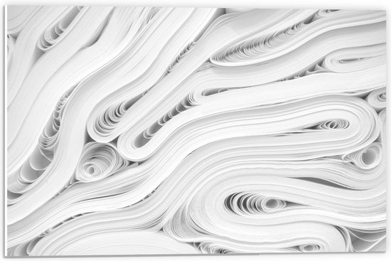 Forex - Wit Papier - 60x40cm Foto op Forex