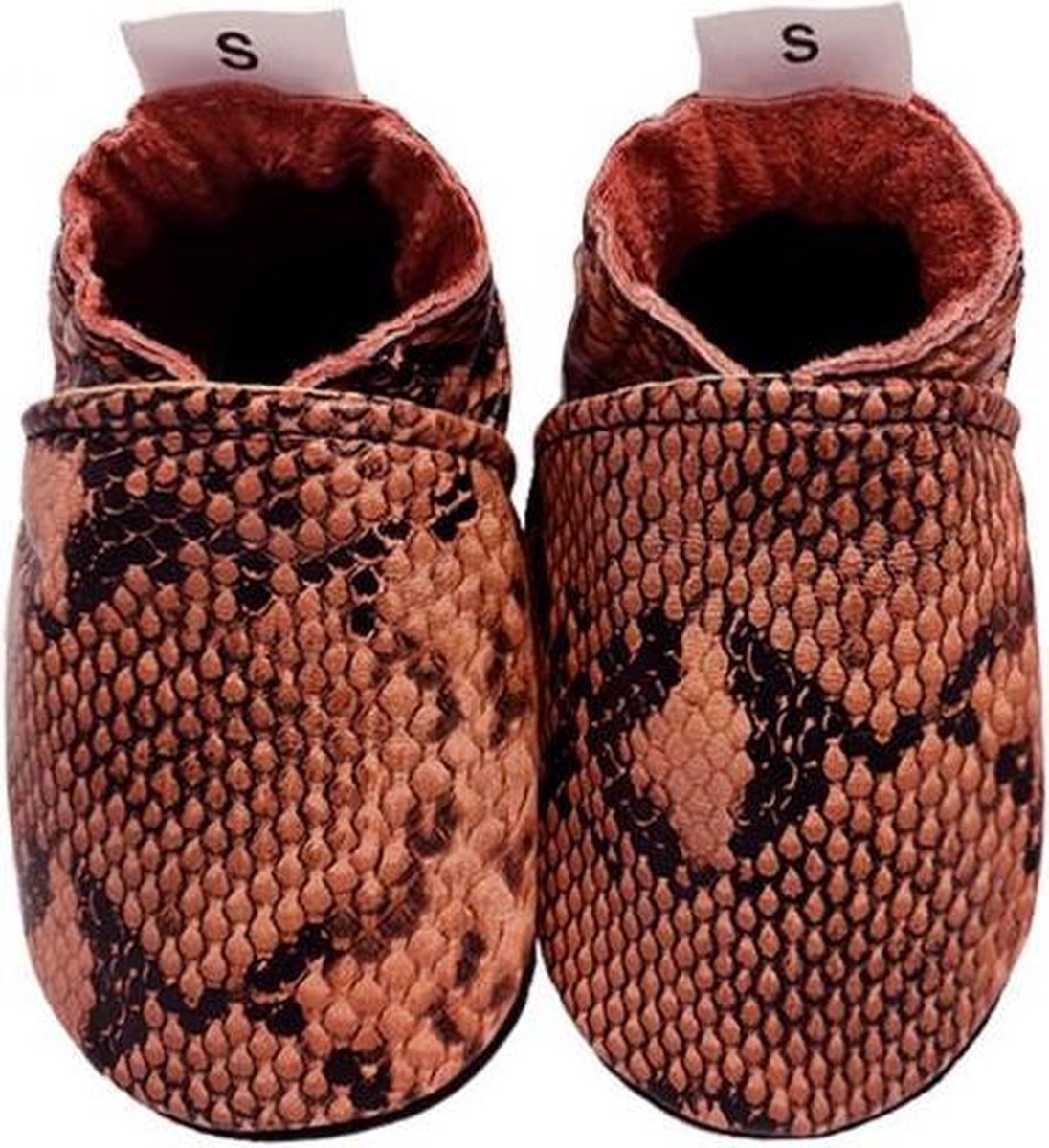 BabySteps babyslofjes Terracotta Cobra
