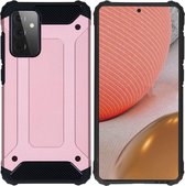 iMoshion Rugged Xtreme Backcover Samsung Galaxy A72 hoesje - Rosé Goud