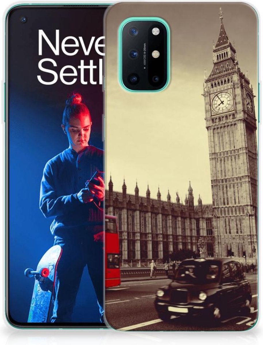 OnePlus 8T Siliconen Back Cover Londen