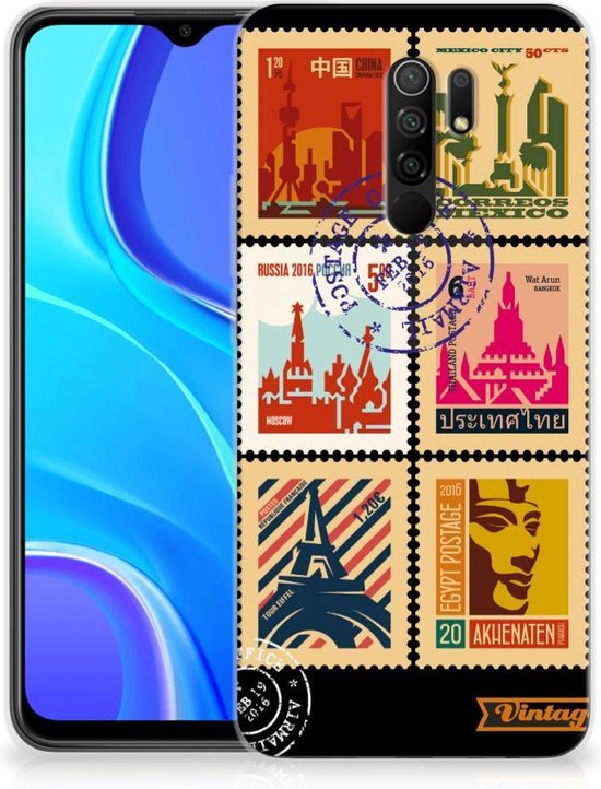 Coque  pour Xiaomi Redmi 9 Coque Tampon De La Poste