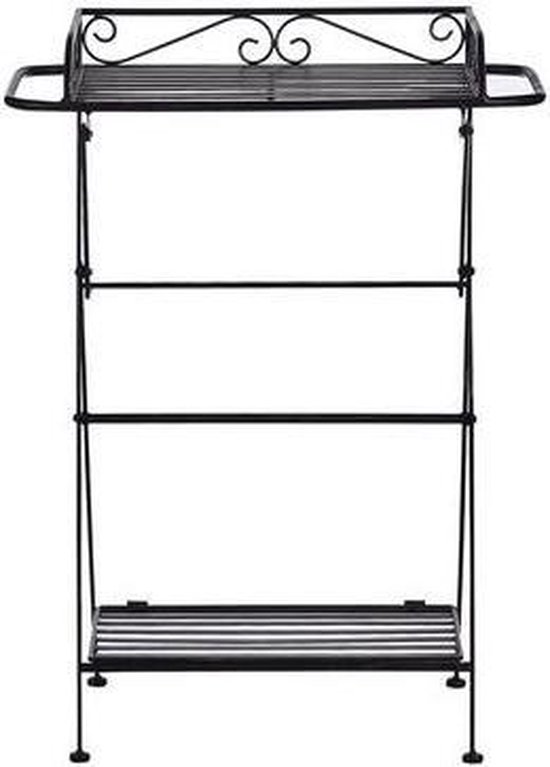 Beliani ANCUD - Table d'appoint - Zwart - Fer