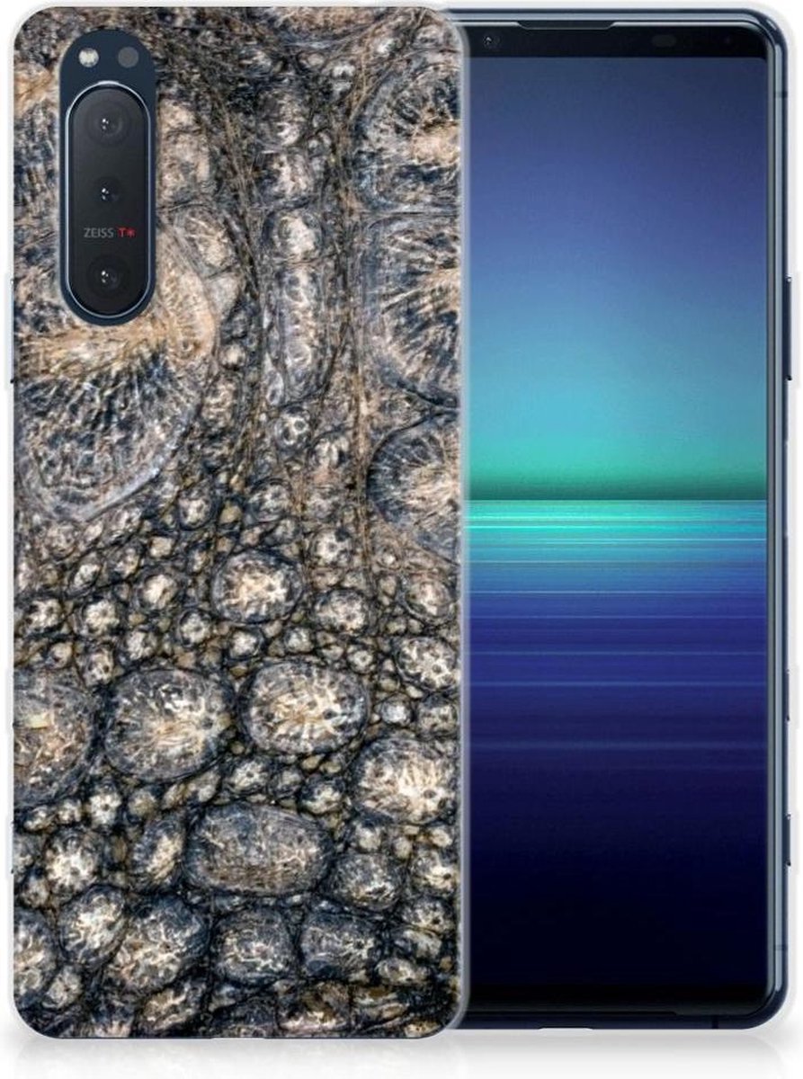 Sony Xperia 5II TPU Hoesje Krokodillenprint