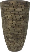 Vaas leuca brick d45h75cm naturel