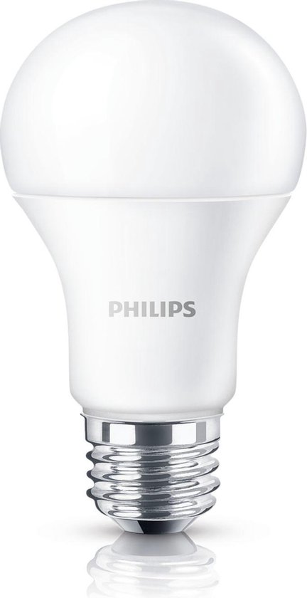 Bijzettafeltje Aas Bestuiver Philips 10.5W (75W) E27 cap Warm white 220-240 V Bulb energy-saving lamp  10,5 W A+ | bol.com