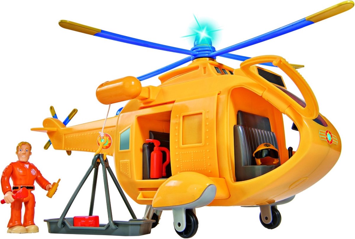 Plenaire sessie Goed doen bezoeker Brandweerman Sam Helicopter Wallaby - Speelfigurenset - vanaf 3 jaar |  bol.com