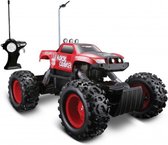 Maisto Monstertruck Rc Rock Crawler 6 X 6 Cm 2,4 Ghz Rood/zwart