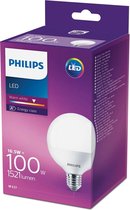 Philips LED Globe E27 - 15W (100W) - Warm Wit Licht - Niet Dimbaar