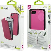 muvit iPhone 5 / 5S Slim Case - Roze